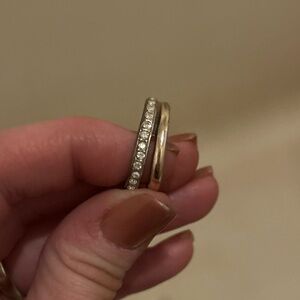 Brighton Gold and Silver Hoop Earrings